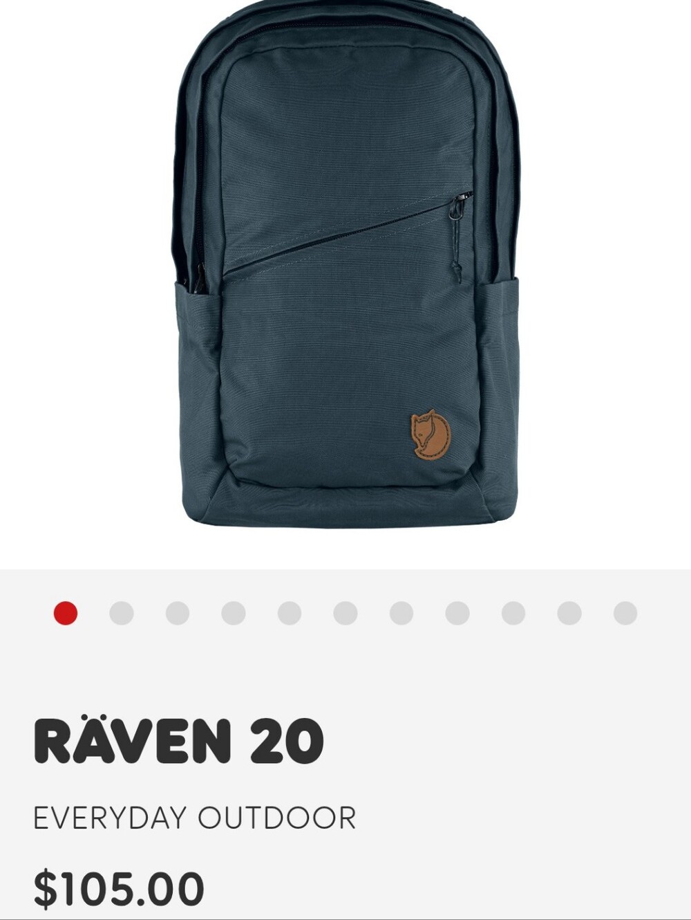 RÄVEN 20  Backpack - Blueish Grey